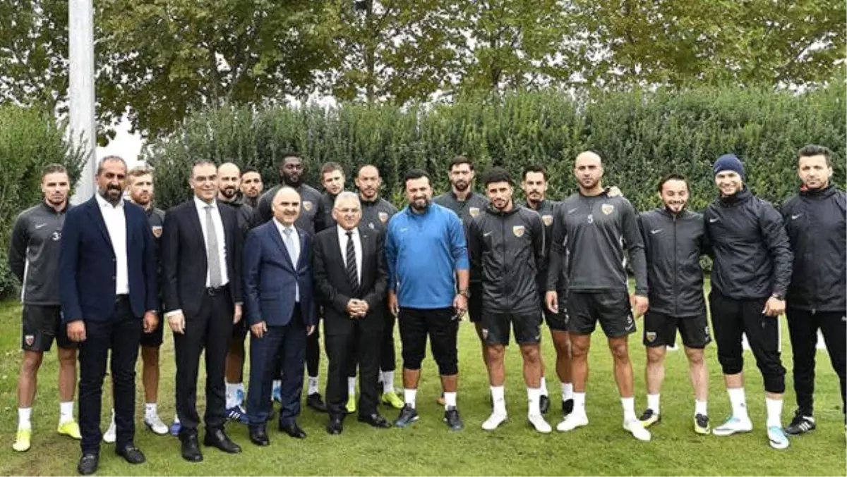 Fenerbahçe maçı öncesi Kayserispor\'a moral ziyareti