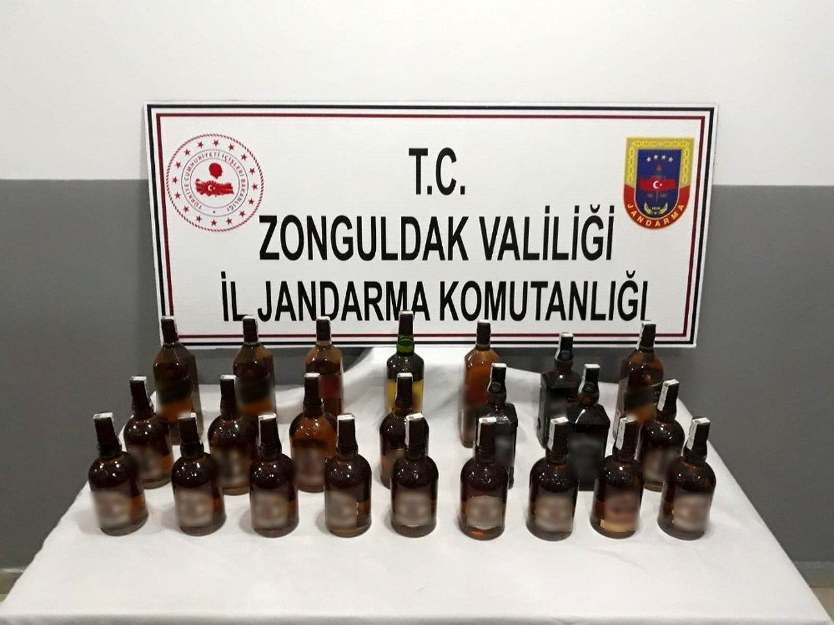 Jandarmadan kaçak içki operasyonu: 1 gözaltı