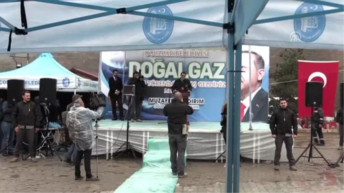 Oğuzlar ilçesi doğal gaza kavuştu