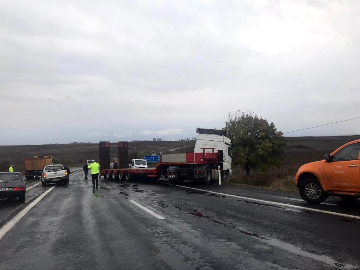 Tekirdağ\'da trafik kazası: 2 yaralı