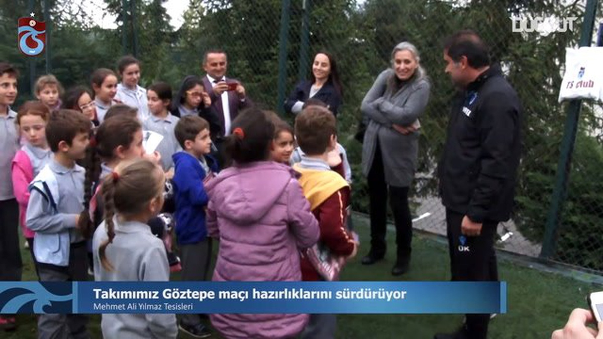 Trabzonspor, Göztepe maçı hazırlıklarını sürdürdü