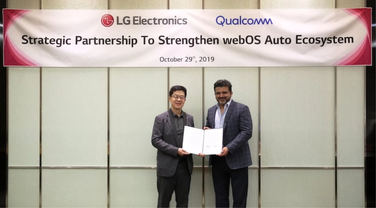 WebOS Auto, LG ve Qualcomm Araç içi deneyimini zenginleştirmek için iş birliği