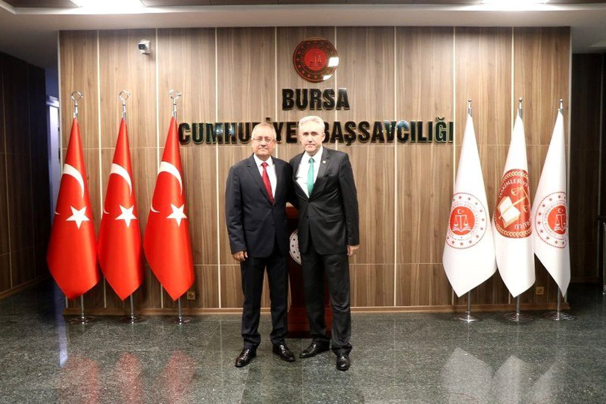 Yargıtay Üyesi Sinan Sezer\'den Başsavcı Şen\'e hayırlı olsun ziyareti