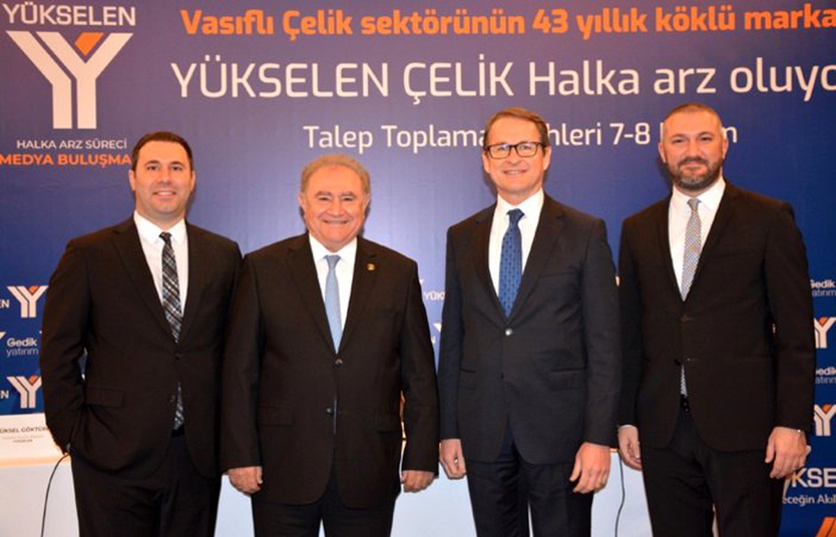 Yükselen Çelik, yatırım ve ihracat için halka açılıyor