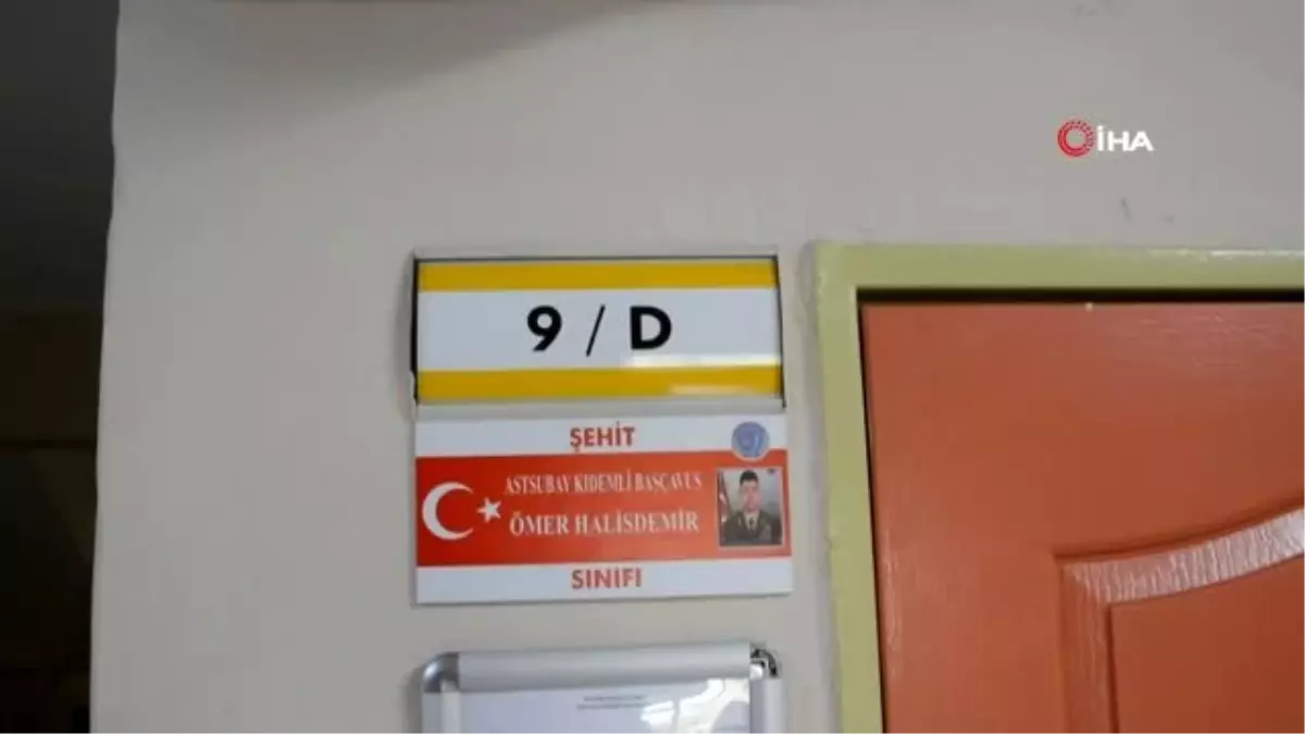 Alp Oğuz Anadolu Lisesi\'nde her sınıfa bir şehidin ismi verildi