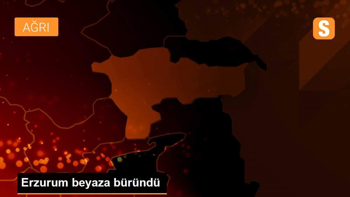 Erzurum beyaza büründü