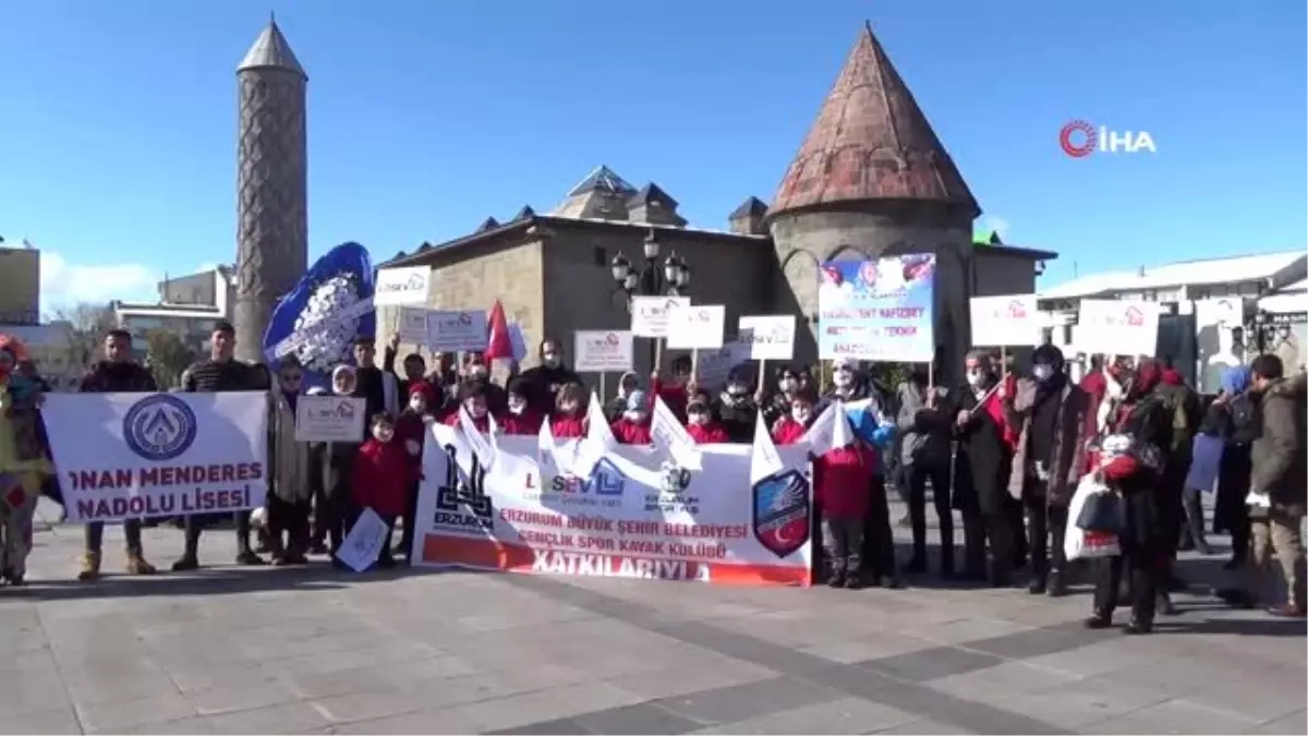 Erzurum\'da Lösev\'den, farkındalık yürüyüşü