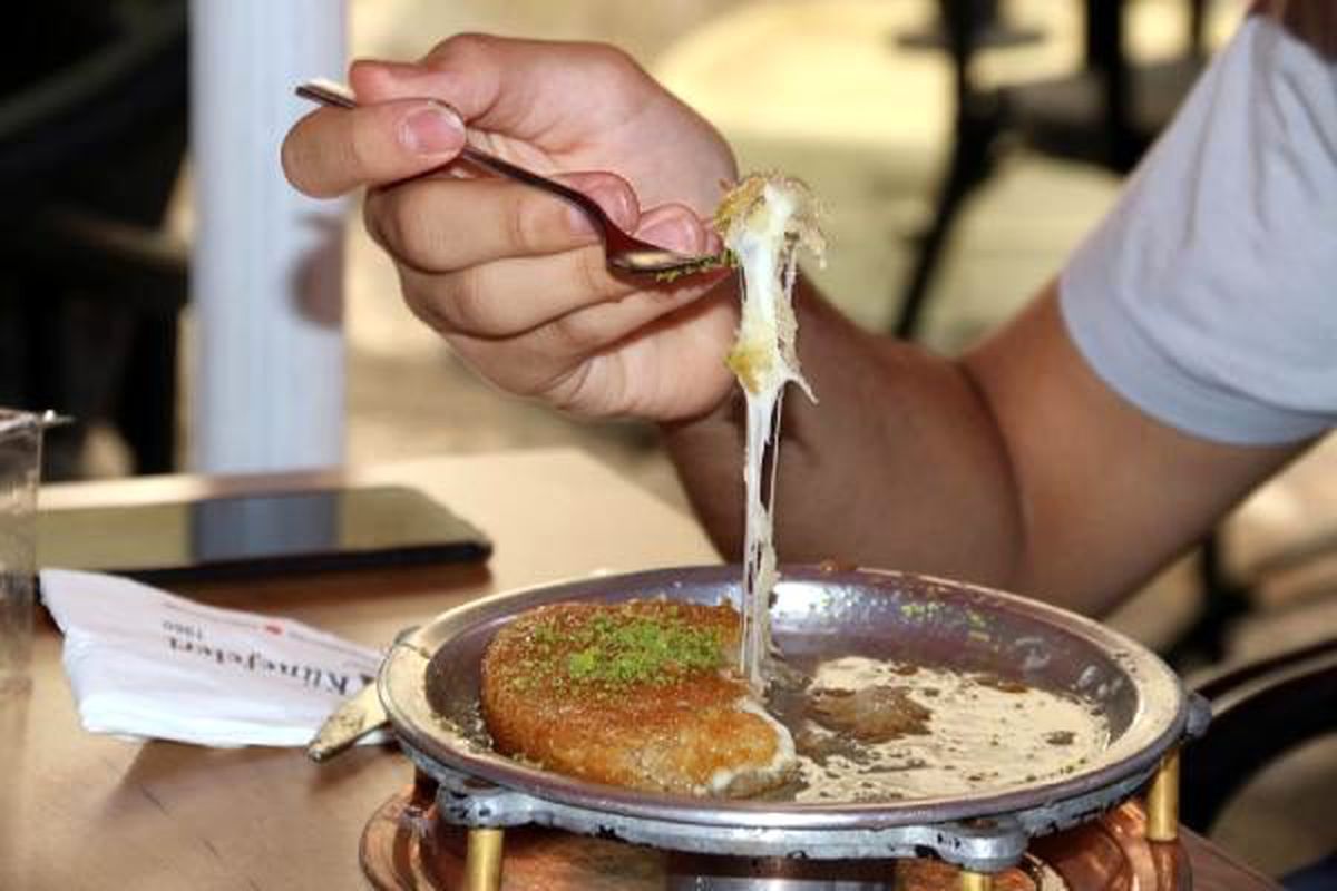 Hatay künefesine yoğun ilgi