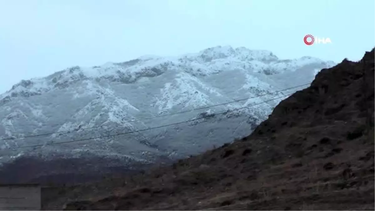 Oltu\'nun yüksek kesimleri beyaz büründü