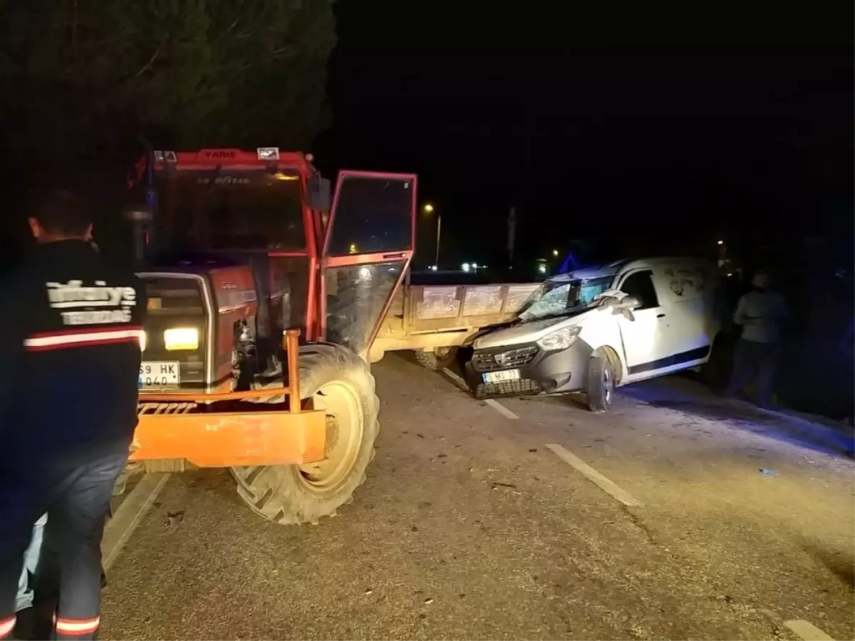 Tekirdağ\'da feci kaza: 2 yaralı