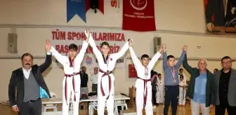 Bayramiç'te taekwondo şampiyonasına büyük ilgi