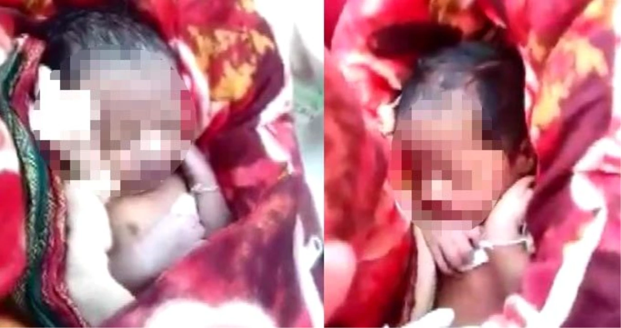 Hindistan\'da kız bebeği canlı canlı gömmek isteyen dede suçüstü yakalandı