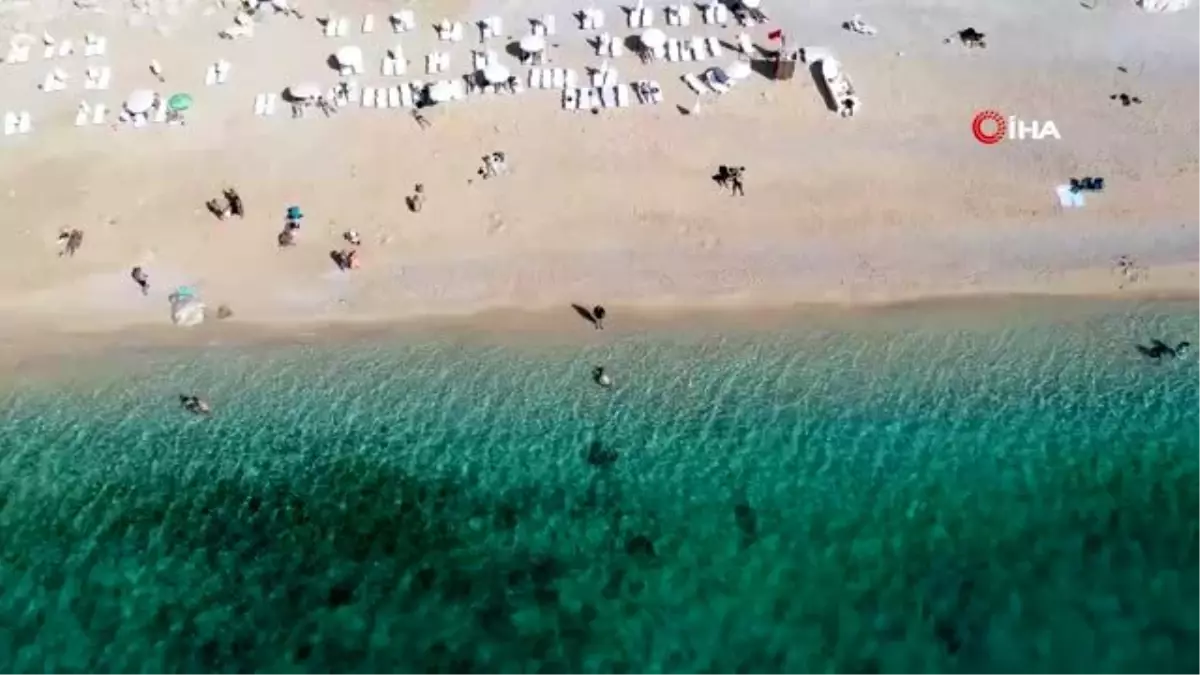 Kaş\'ta Kasım ayında deniz keyfi