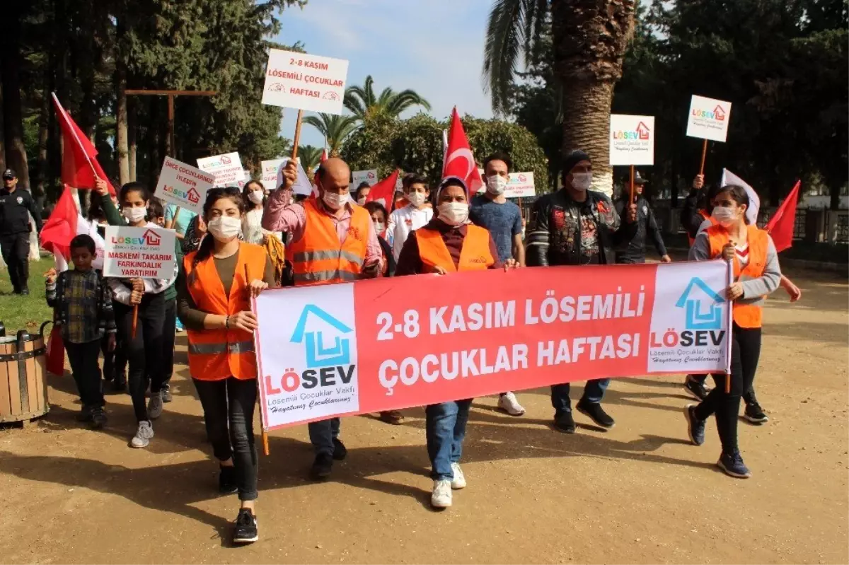 LÖSEV\'den Hatay\'da farkındalık yürüyüşü