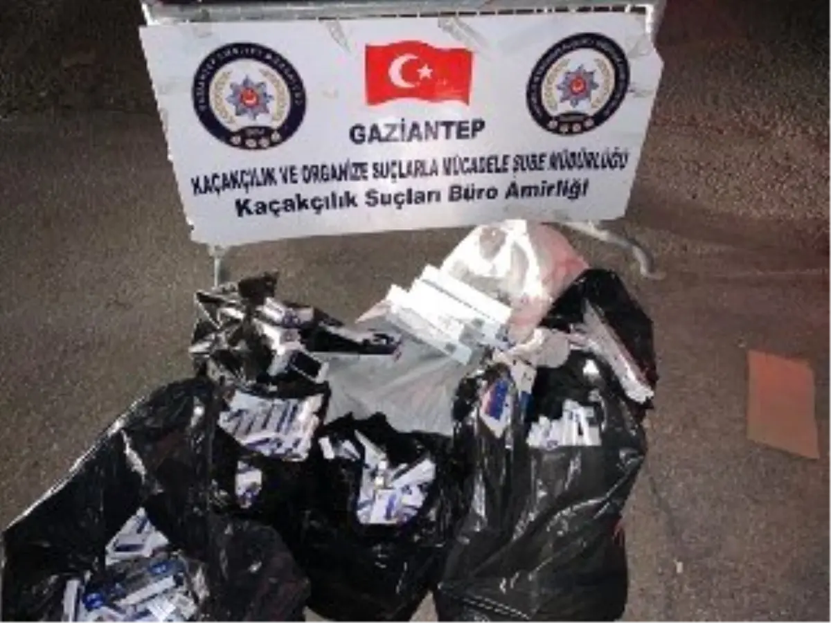 Bin 200 paket kaçak sigara ele geçirildi