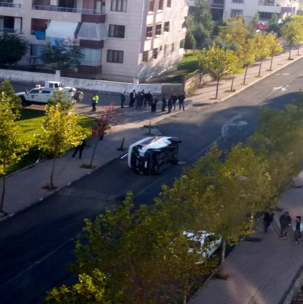 Diyarbakır\'da öğrenci servisi kaza yaptı: 5 yaralı