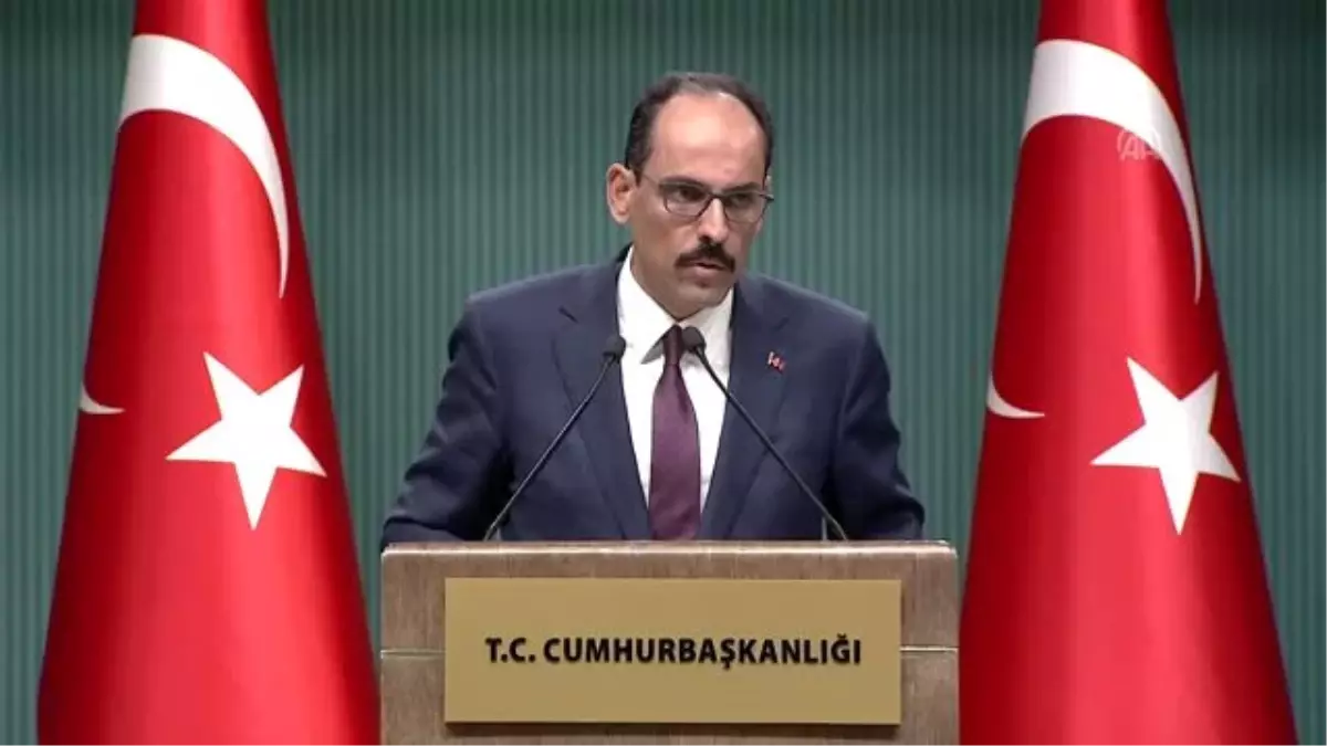 Kalın: "Tel Tamir kasabası, bizim harekat alanımızın dışındadır"