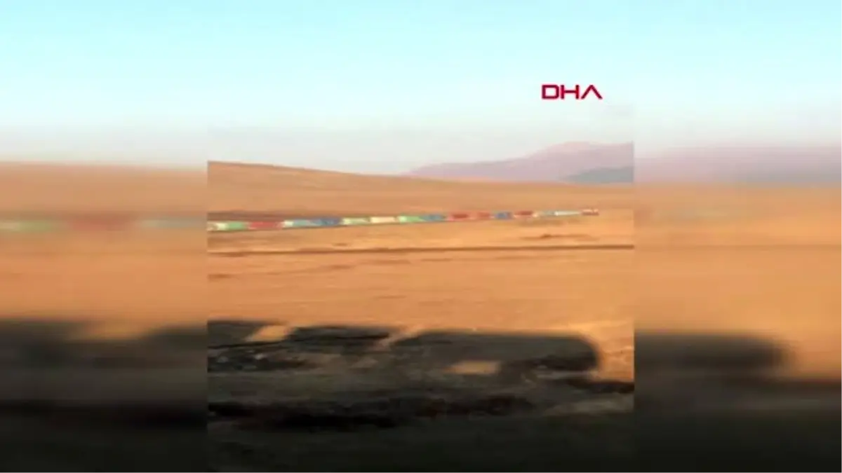 Kars çin\'den gelen ilk yük treni, türkiye\'de