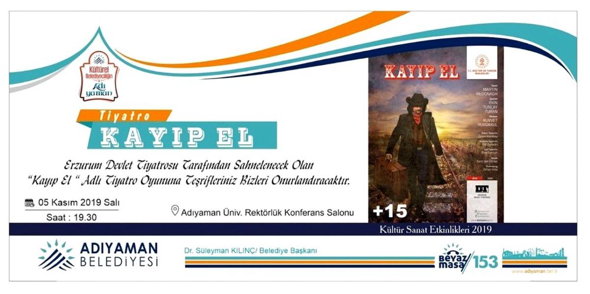 \'Kayıp El\' tiyatro severlerle buluşacak