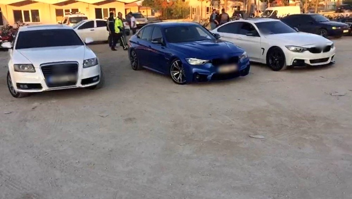 Konya\'da düğün konvoyundaki driftçilere 11 bin 92 lira ceza