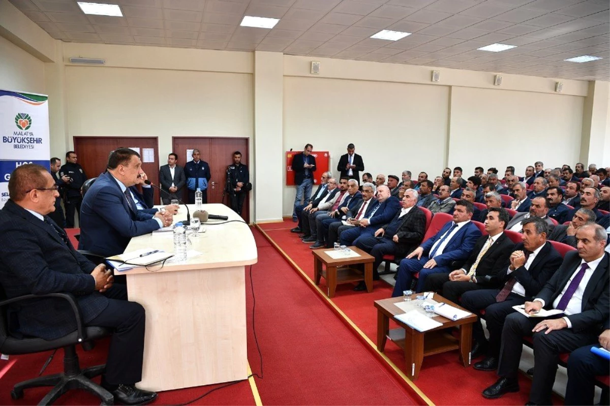 Başkan Gürkan Darende\'de ziyaret ve incelemelerde bulundu