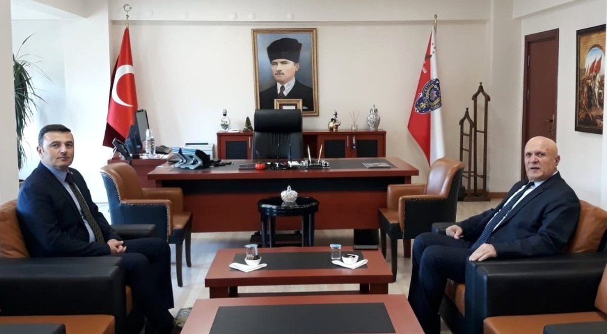 Başkan Pekmezci\'den Emniyet Müdürü Bodur\'a iade-i ziyaret