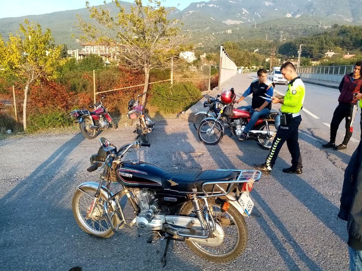 Emniyetten motosiklet uygulaması