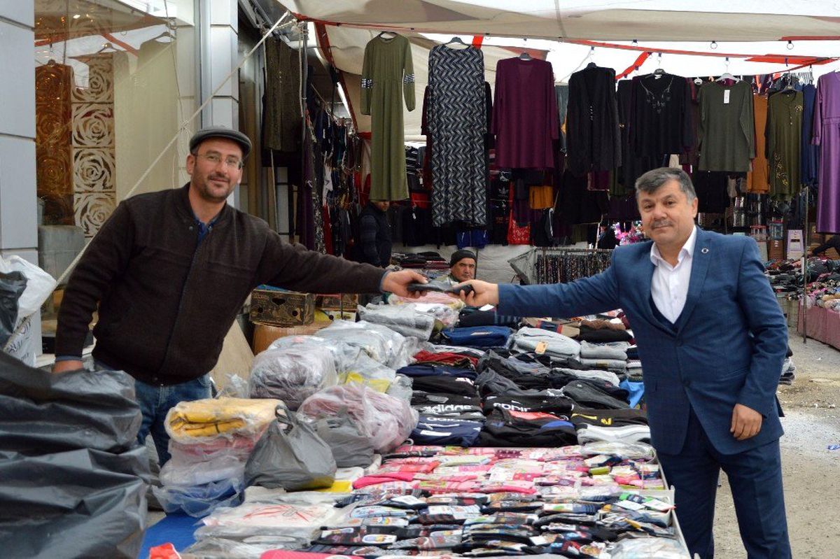 Havza Belediyesinden esnafa çöp poşeti
