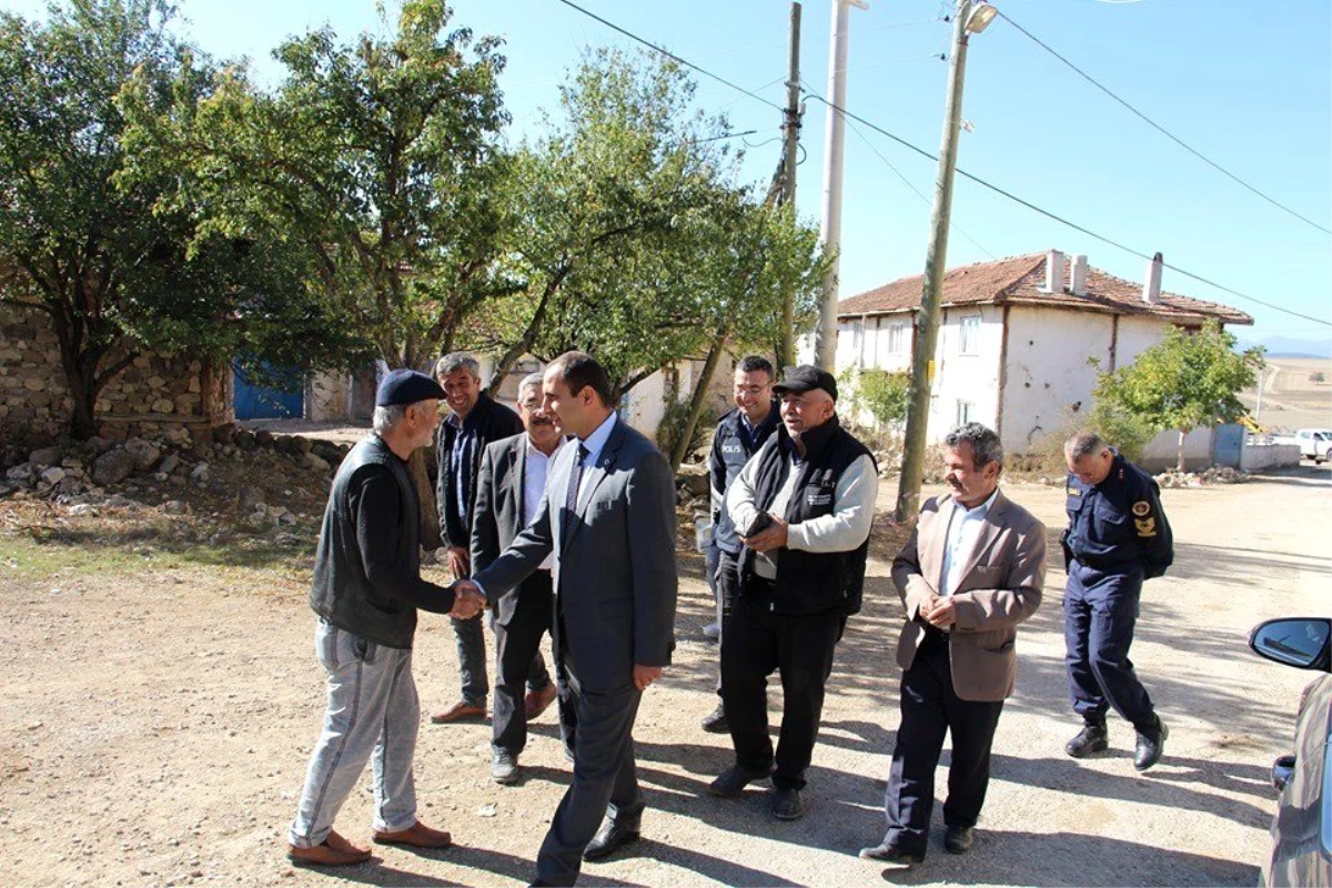 Kaymakam Abbasoğlu köy ziyaretlerine aralıksız devam ediyor