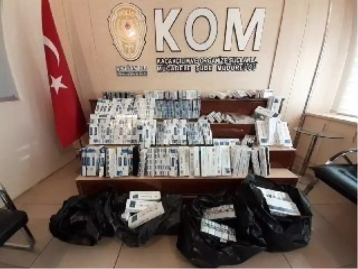 2 bin 300 paket kaçak sigara ele geçirildi