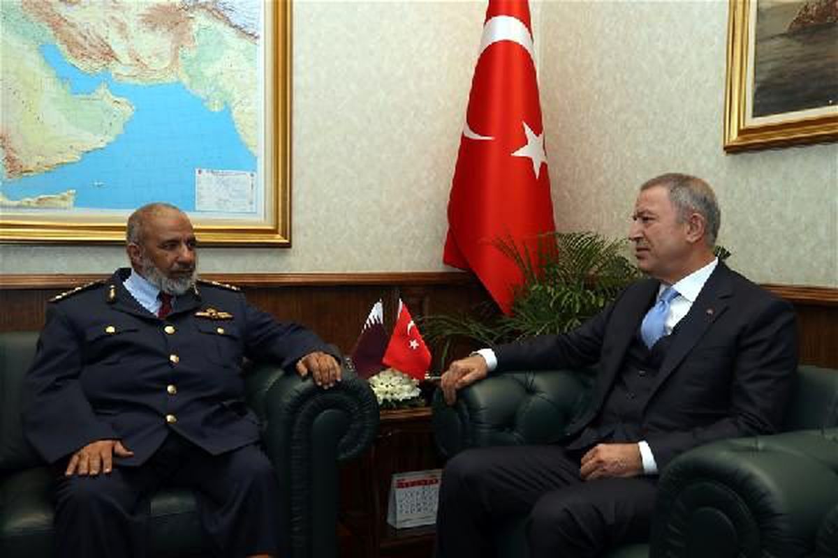 Bakan Akar, Katar Genelkurmay Başkanı ile görüştü