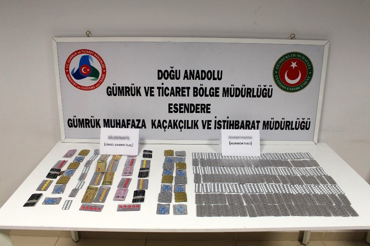 Gümrük Muhafaza 24 bin adet kaçak ilaç ele geçirdi