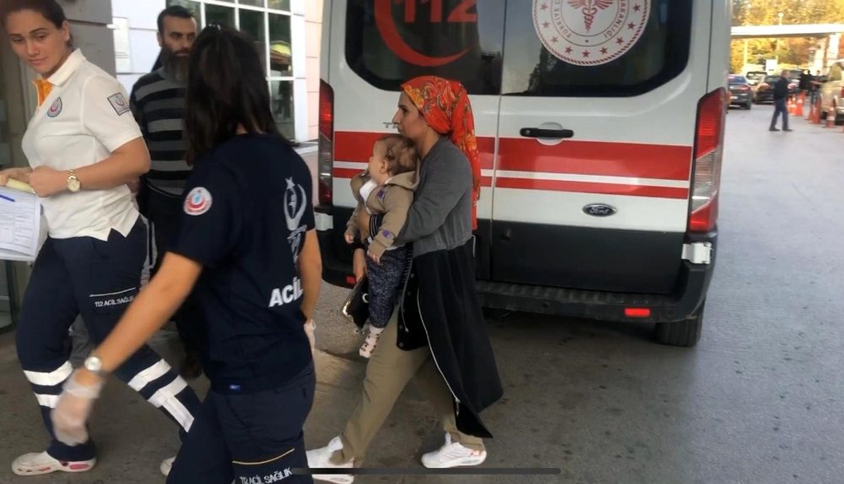 Mürekkep içen çocuk hastaneye kaldırıldı