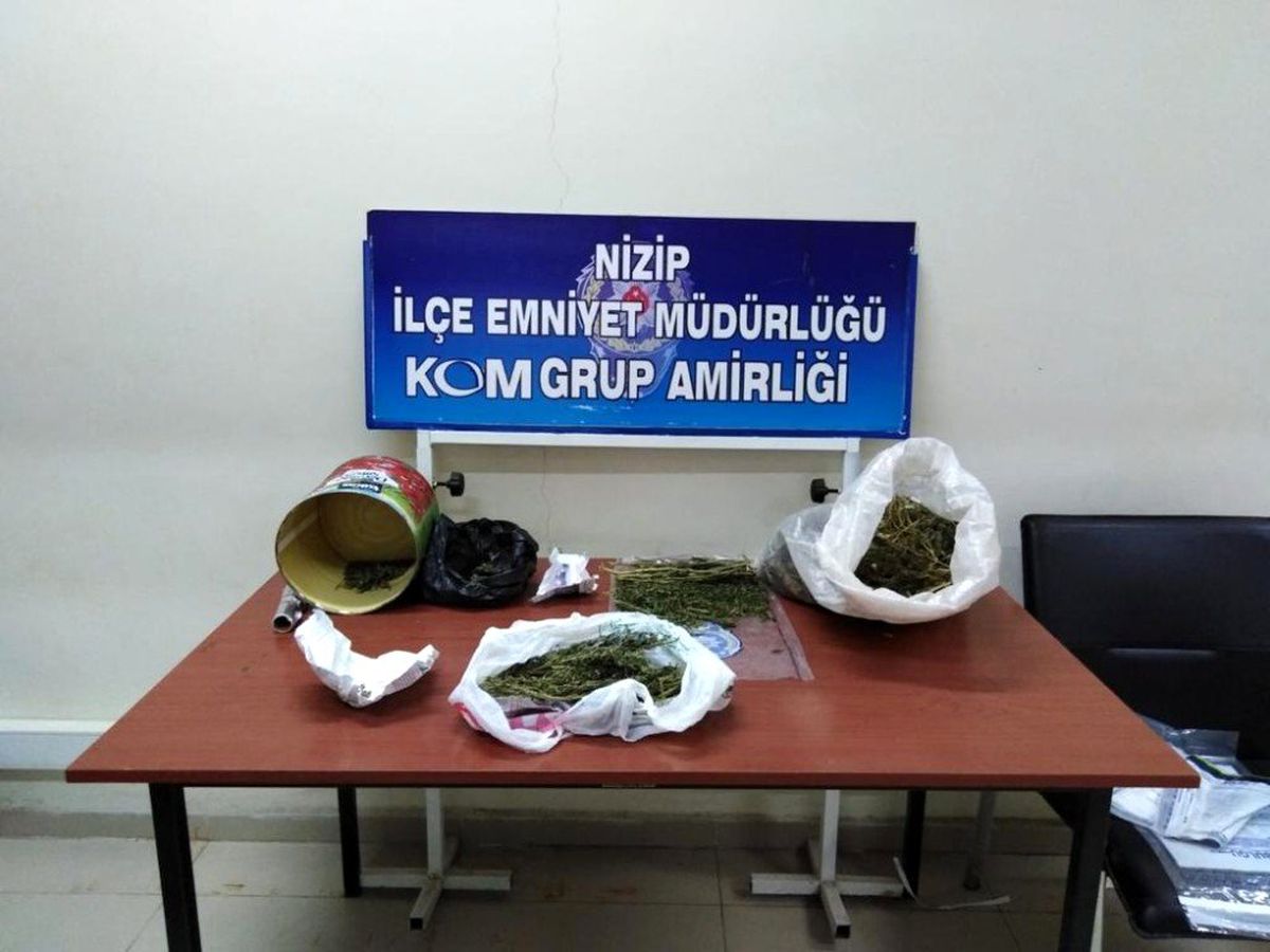 Nizip\'te 2 kilo uyuşturucu ele geçirildi
