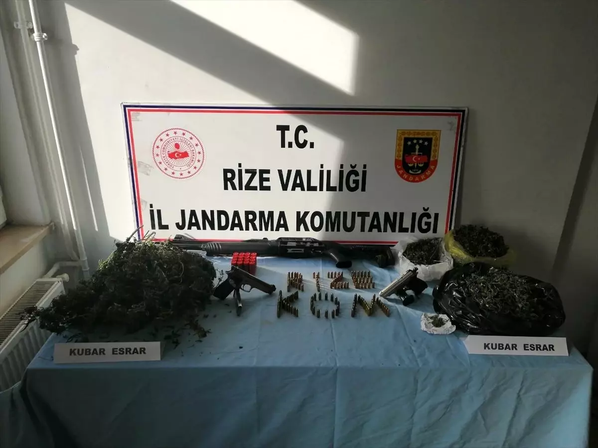 Rize\'de uyuşturucu operasyonu