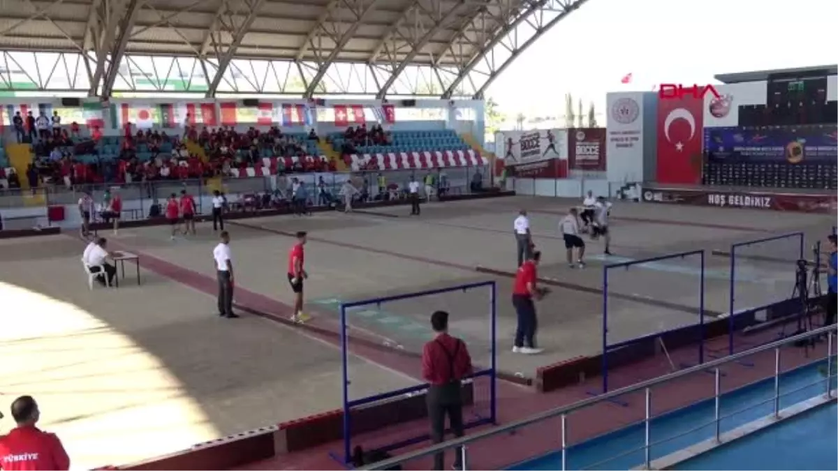 Spor mersin\'de, dünya erkekler bocce kupası başladı