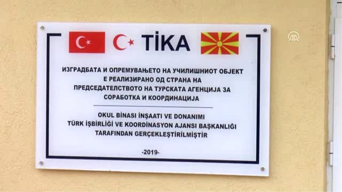 TİKA Kuzey Makedonya\'da okul inşa etti