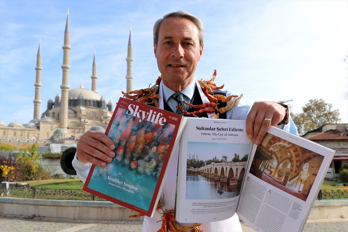 Türk Hava Yolları\'nın Skylife dergisi Edirne\'nin tanıtımına yer verdi