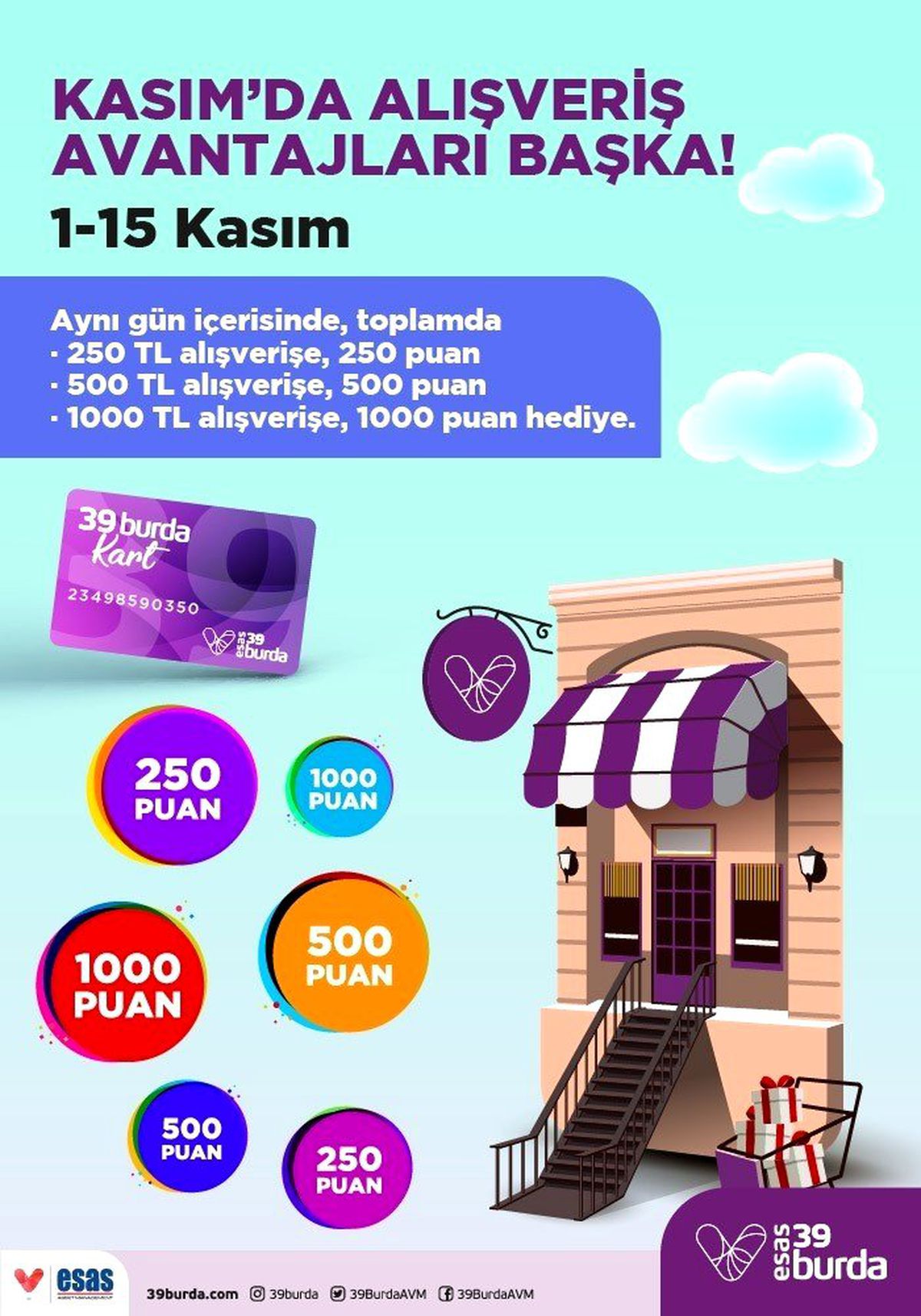 39 Burda\'da hediye dükkanı avantajları devam ediyor