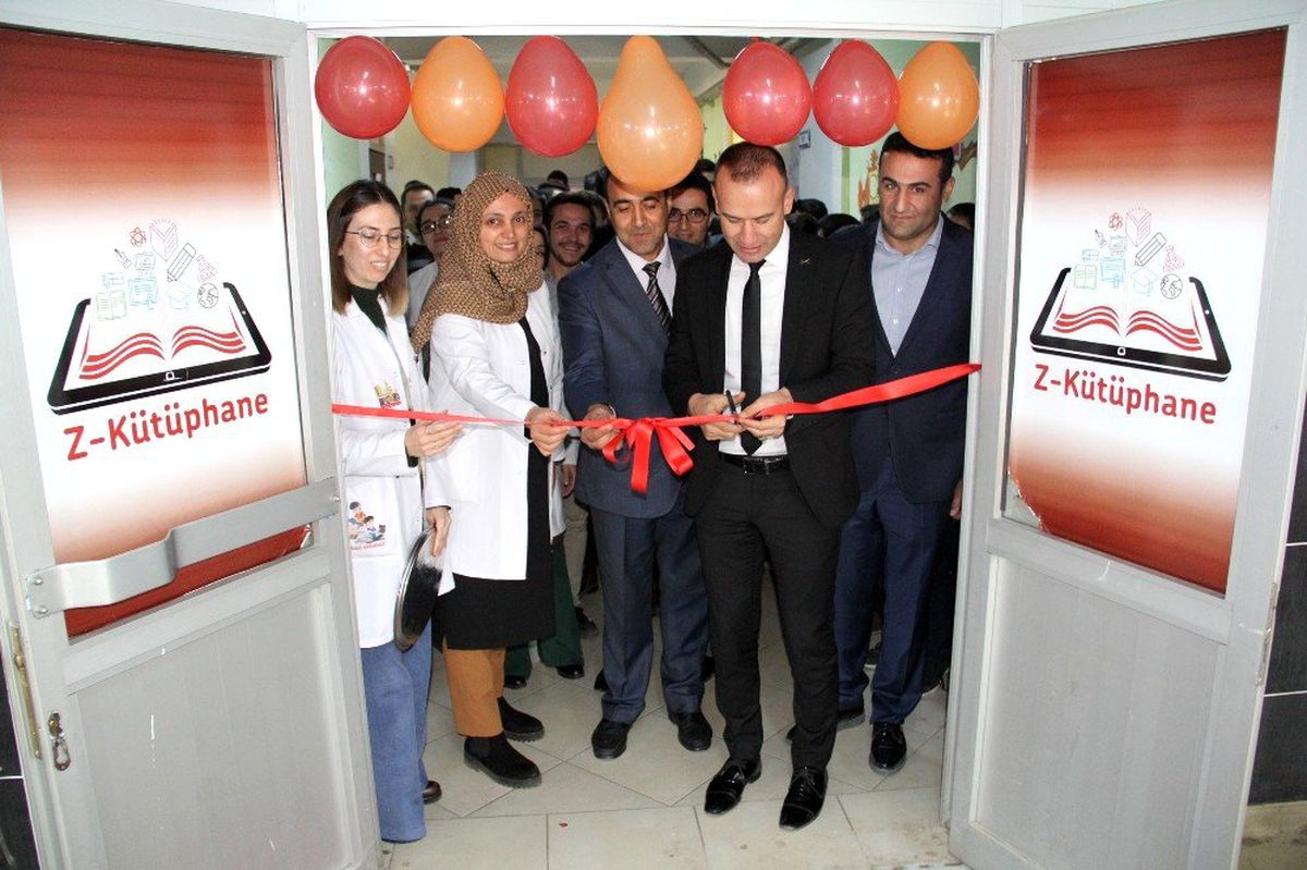 Ağrı\'da kütüphane açılışı