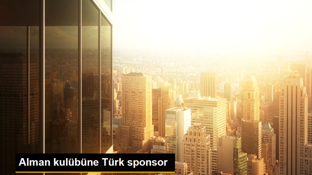 Alman kulübüne Türk sponsor