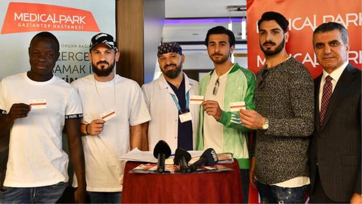 Gaziantep\'te 4 futbolcu organlarını bağışladı