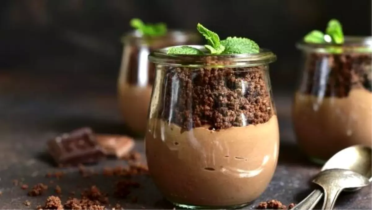 Kahveli Çikolatalı Mousse