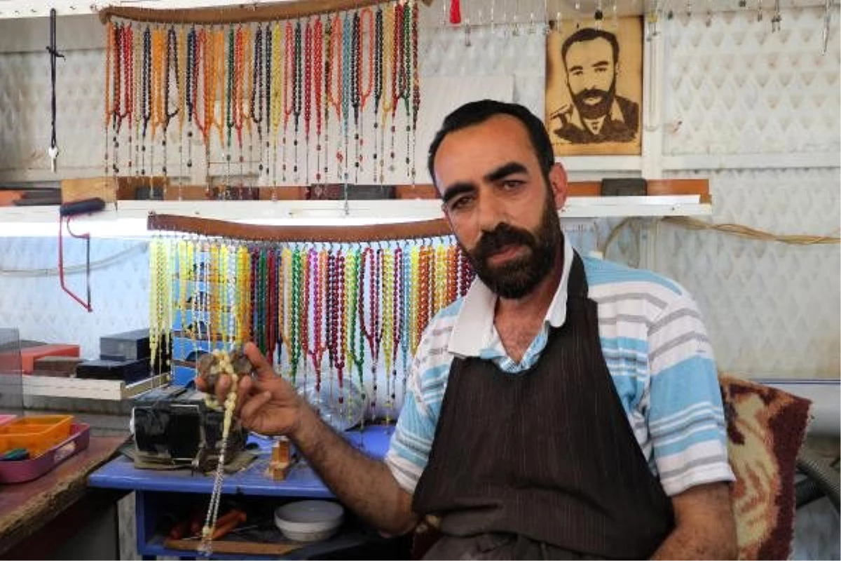 Köydeki tespih atölyesinden Türkiye\'nin dört bir yanına satış yapıyor