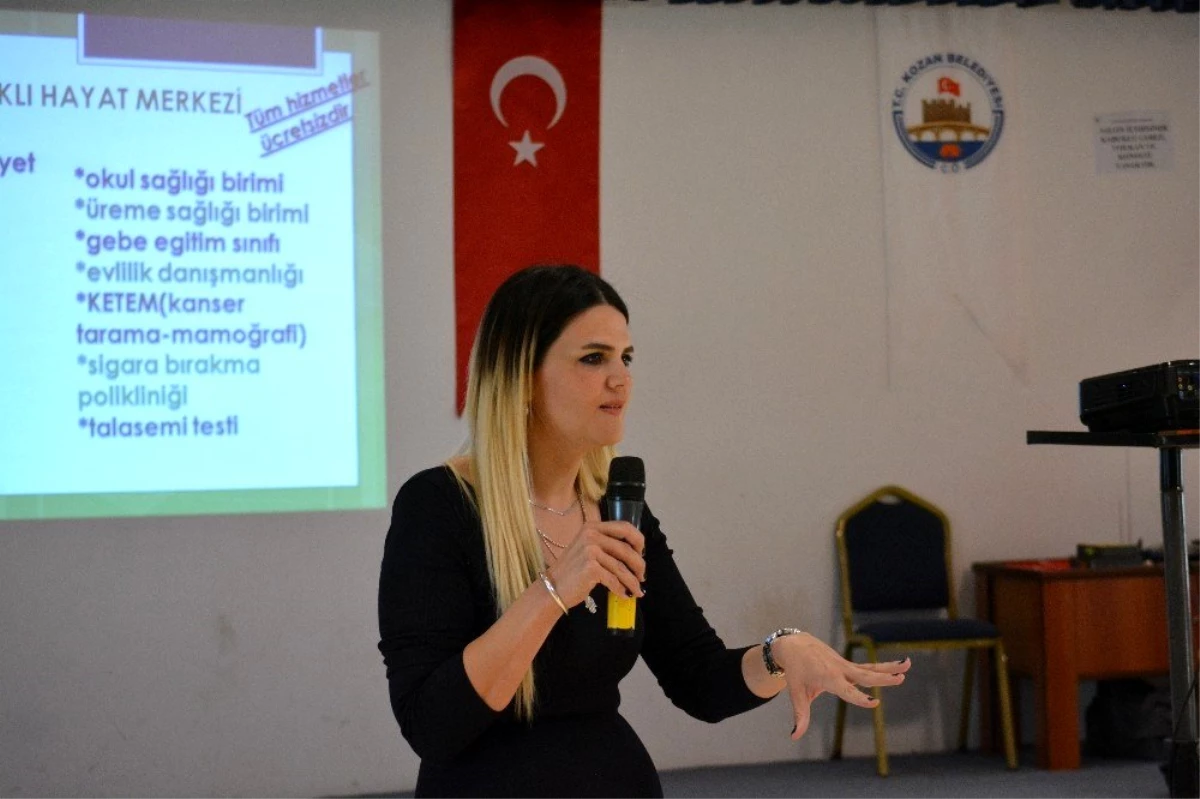 Kozan\'da "Obezite ve sağlıklı beslenme" semineri