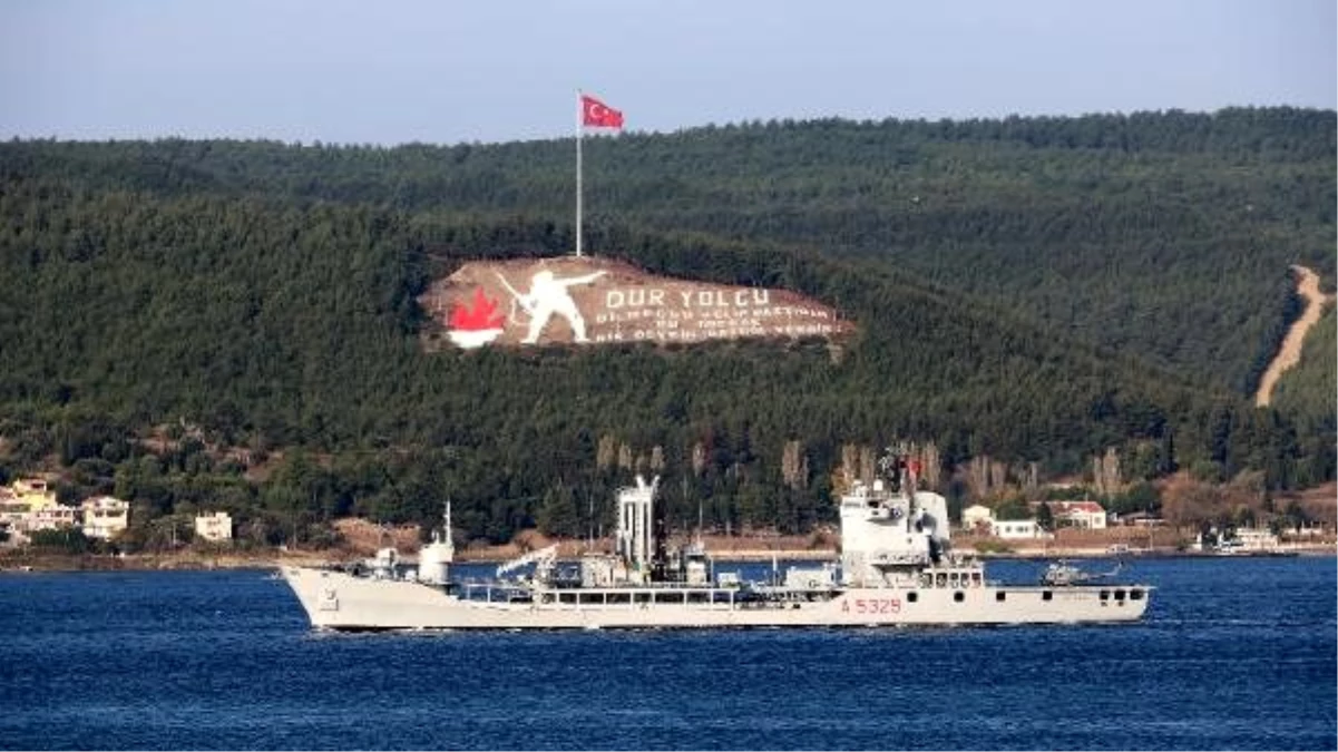 NATO\'ya bağlı savaş gemileri, Çanakkale Boğazı\'ndan geçti