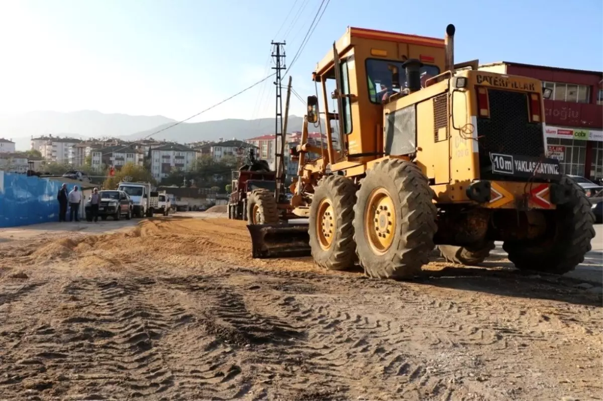 Safranbolu\'da üstyapı çalışmaları