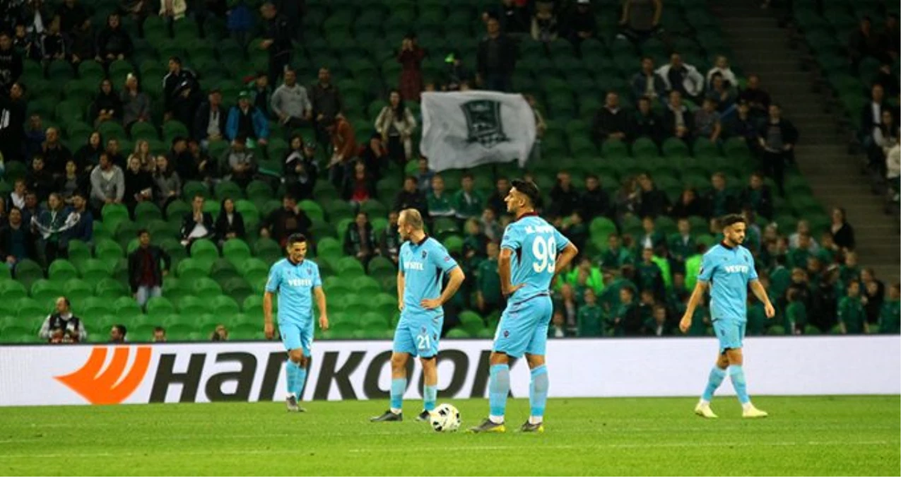 Trabzonspor, Krasnodar\'a 3-1 mağlup oldu!