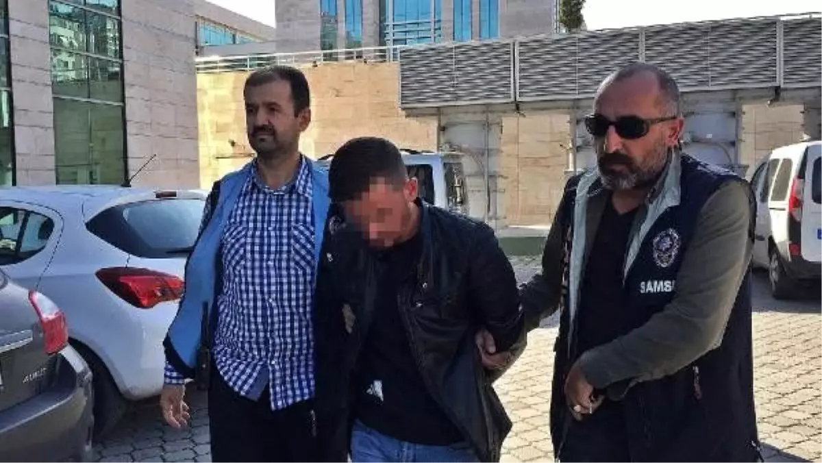 Sosyal medyadan müstehcen video paylaşan şüpheliyi, halısı ele verdi