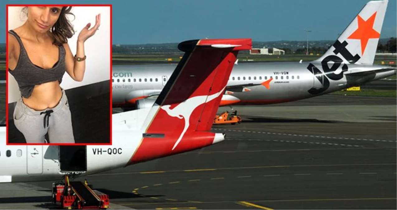 Sydney Havalimanı\'nda dekolteli kadına tepki çeken uyarı: Burası striptiz kulübü değil